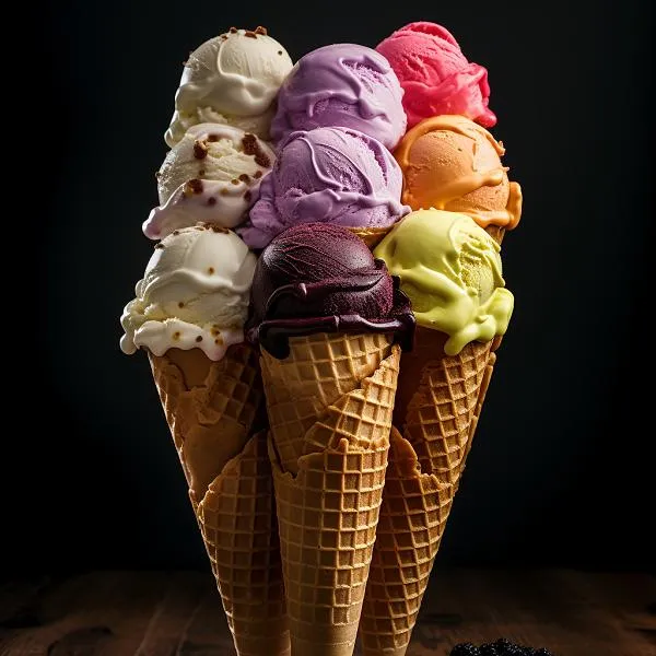 Ice cream treats for sharing with friends